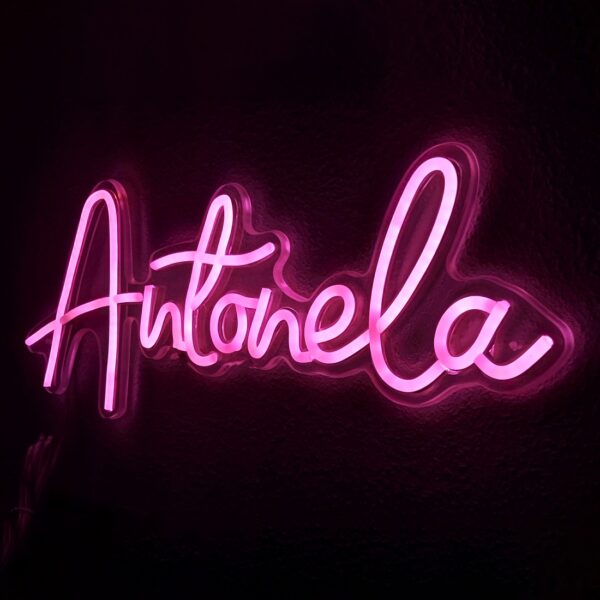 Letrero neón led personalizado con nombre - Imagen 7