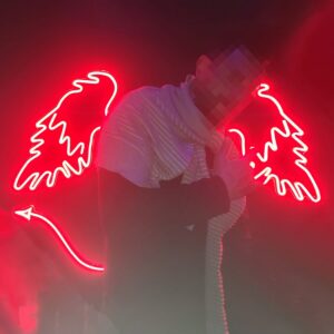 Neón-led personalizado alas ángel