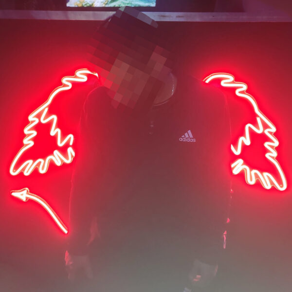 Neón-led personalizado alas ángel - Imagen 2