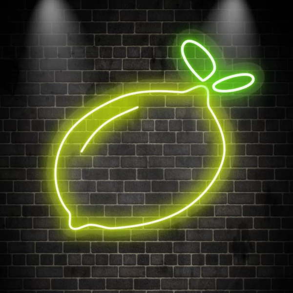 Neón-led con forma de limón - Imagen 4