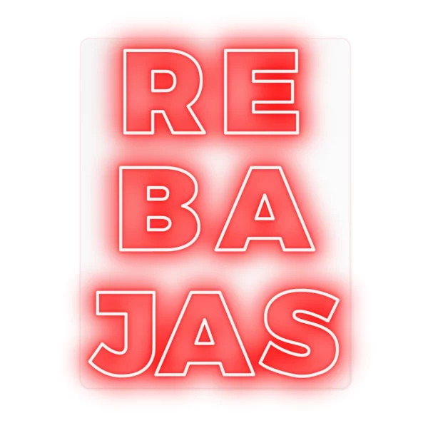 Neón led personalizado cartel REBAJAS - Imagen 8