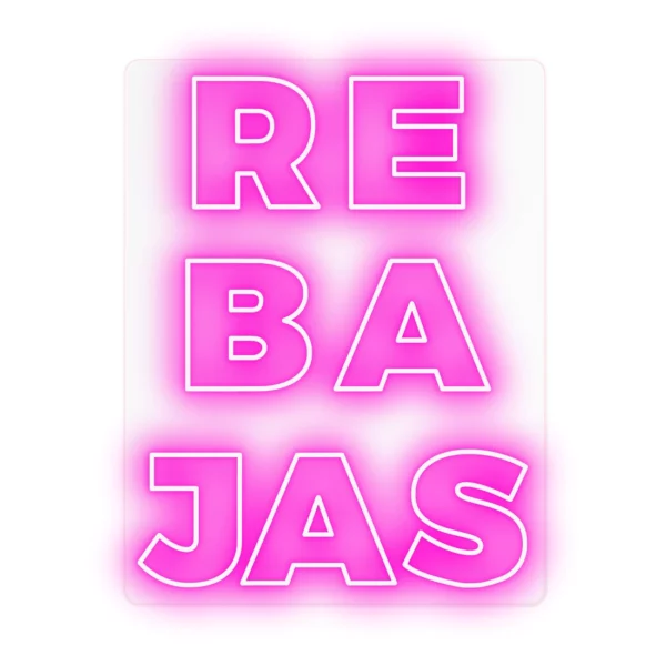 Neón led personalizado cartel REBAJAS - Imagen 9