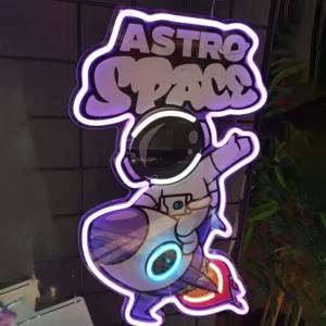 Neón-led personalizado con fotografía iluminada