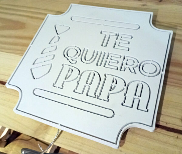 Placa PVC personalizada día del Padre - Imagen 2