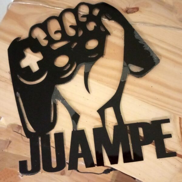 Placa neón-led Gamers mando mano con nombre personalizado - Imagen 3