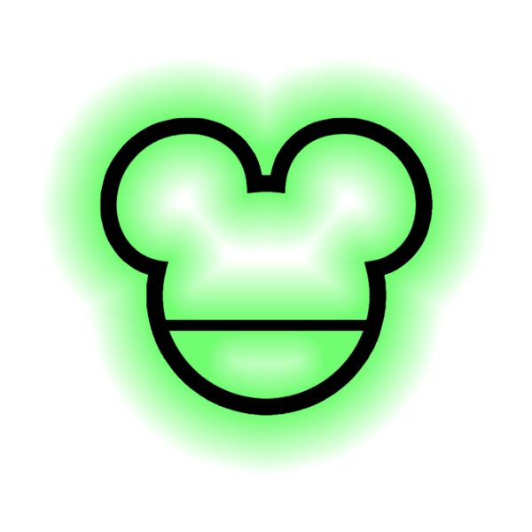 Placa neón-led nombre personalizado orejas Mickey Mouse - Imagen 7