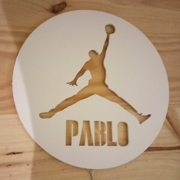 Cartel neón-led nombre jugador baloncesto - Imagen 4