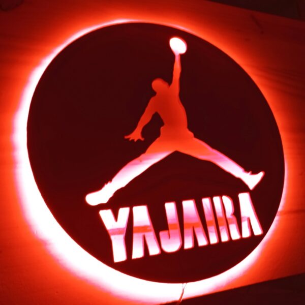 Cartel neón-led nombre jugador baloncesto - Imagen 6