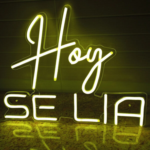 Neón-led personalizado para fiestas HOY SE LIA - Imagen 3