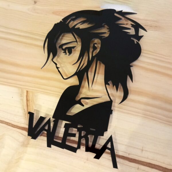 Cartel led personalizado nombre chica Anime Manga - Imagen 4