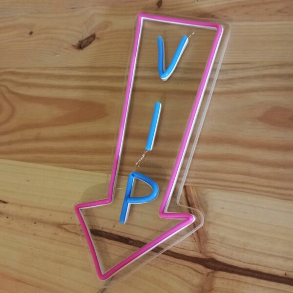 Cartel neón-led personalizado VIP para fiestas - Imagen 3