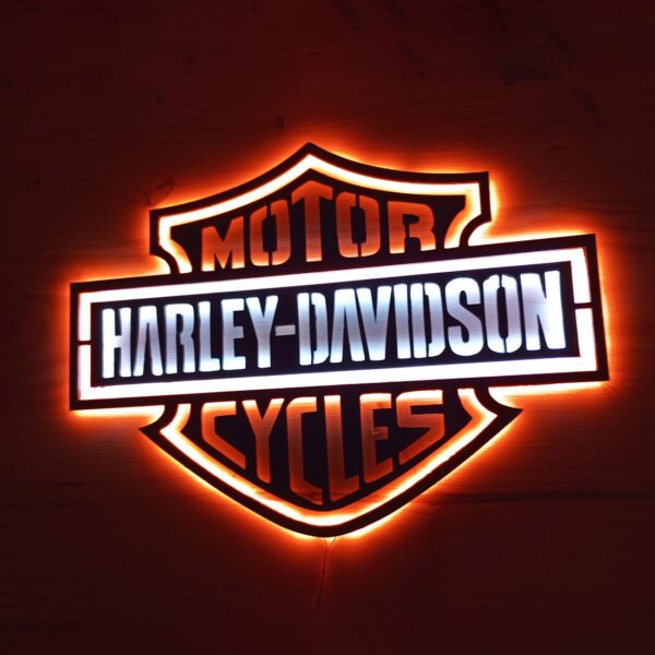 Cartel neon-led Harley Davidson - Imagen 5