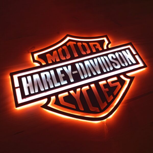 Cartel neon-led Harley Davidson - Imagen 4