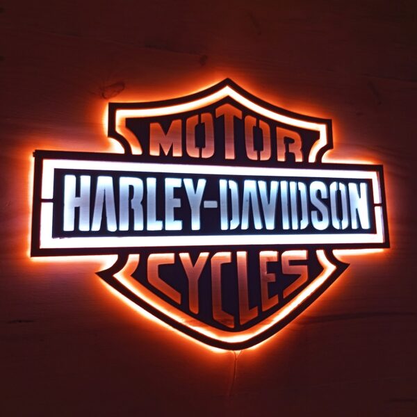 Cartel neon-led Harley Davidson - Imagen 3