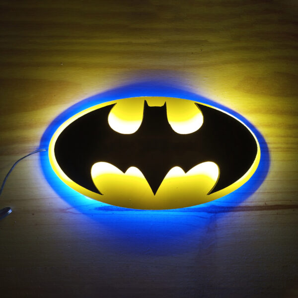 Cartel PVC impreso Batman con nombre - Imagen 2