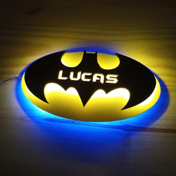 Cartel PVC impreso Batman con nombre - Imagen 3