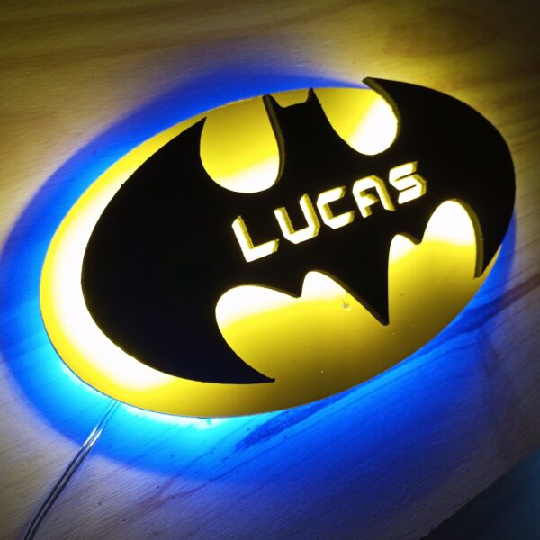 Cartel PVC impreso Batman con nombre - Imagen 4
