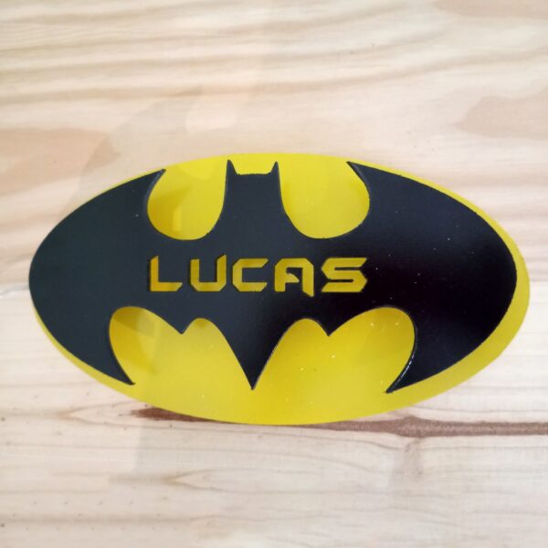 Cartel PVC impreso Batman con nombre - Imagen 5