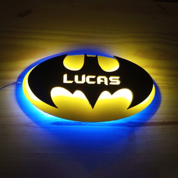 Cartel PVC impreso Batman con nombre - Imagen 6