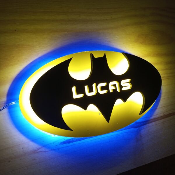 Cartel PVC impreso Batman con nombre - Imagen 8