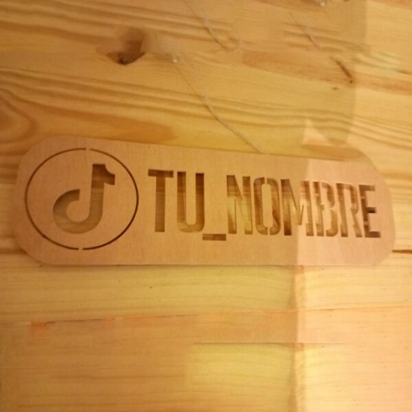 Cartel neon-led nombre usuario TikTok - Imagen 5